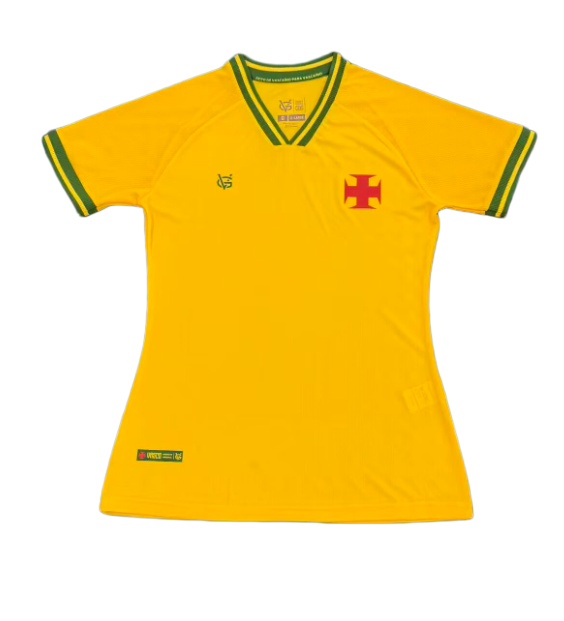 2026-27 Women Vasco da Gama FC Yellow Soccer Jersey