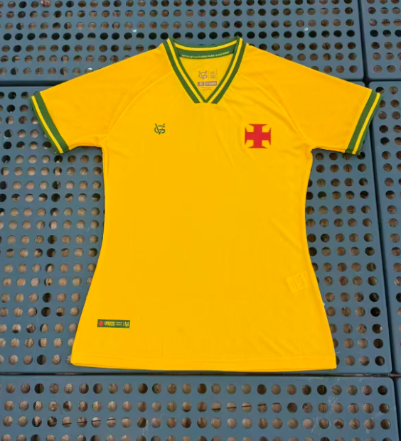 2026-27 Women Vasco da Gama FC Yellow Soccer Jersey