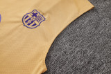 2026-27 Mens Barcelona muddy yellow vest Training Short Suit D26078#
