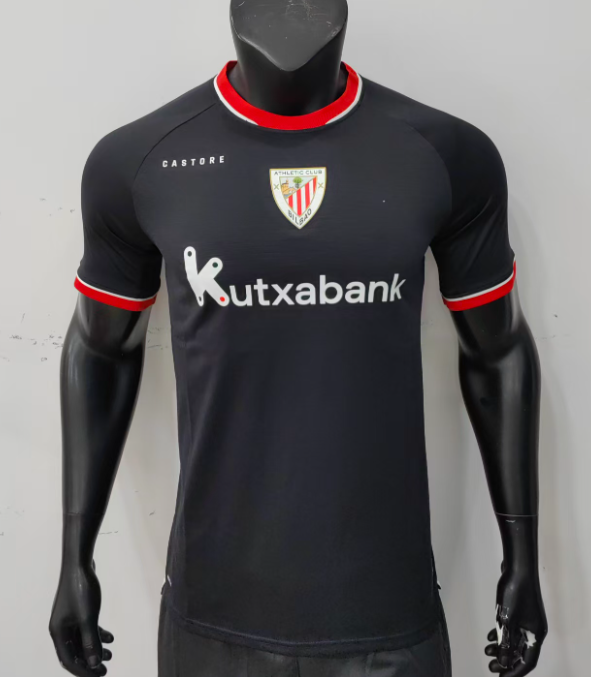 2026-27 Mens Athletic Bilbao away black Player version soccer Jersey