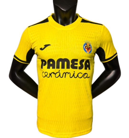 2026-27 Villarreal Home Yellow Player Version Soccer Jersey