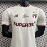 2026-27 Sao Paulo Third Away White Player Version Soccer Jersey