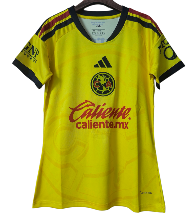 2026-27 Women Club America Home Yellow Soccer Jersey