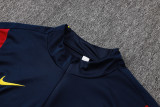 2026-27 Mens Barcelona Royal Blue Half Pull Training Suit B26086#
