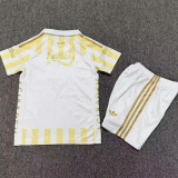2026-27 Kids Fenerbahce Away White Yellow Soccer Jersey