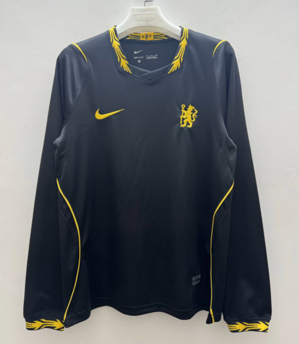 2026-27 Chelsea  Away Black Long Sleeve Soccer Jersey