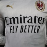 2026-27 Mens AC Milan away Player version Long sleeve Soccer Jersey