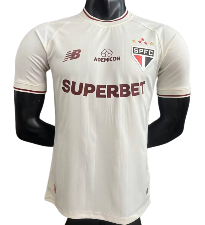 2026-27 Sao Paulo Third Away White Player Version Soccer Jersey