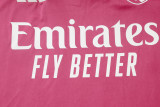 2026-27 Real Madrid Pink Half Pull Training Suit B26084#