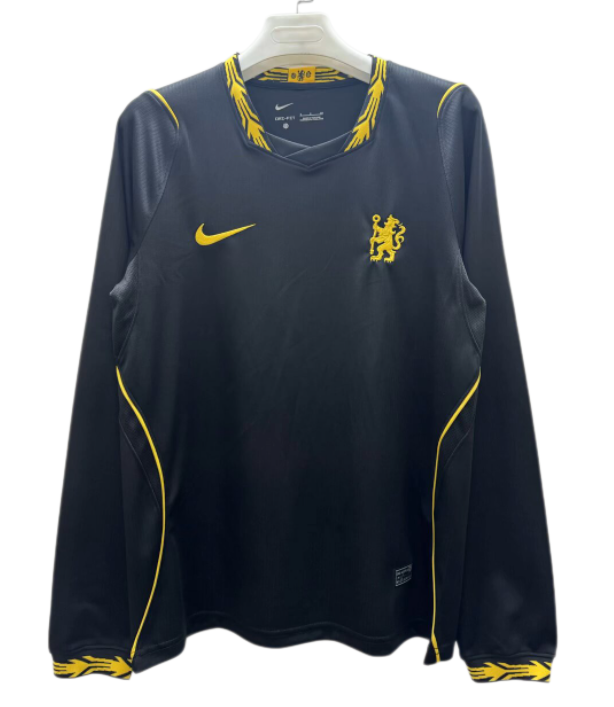2026-27 Chelsea  Away Black Long Sleeve Soccer Jersey