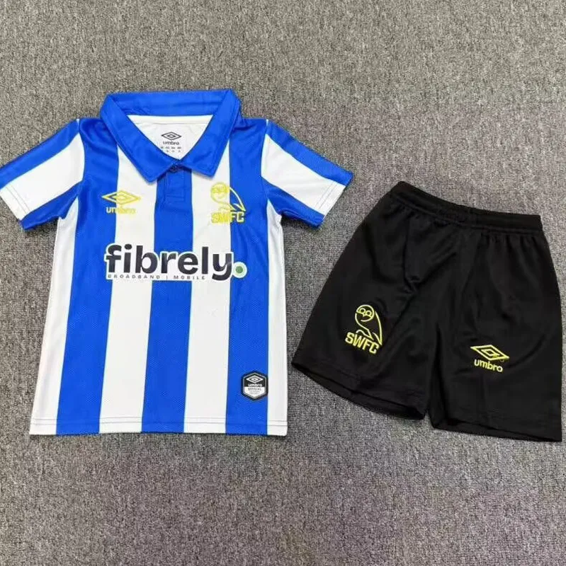 2026-27 Kids Sheffield Wednesday home blue white soccer jersey