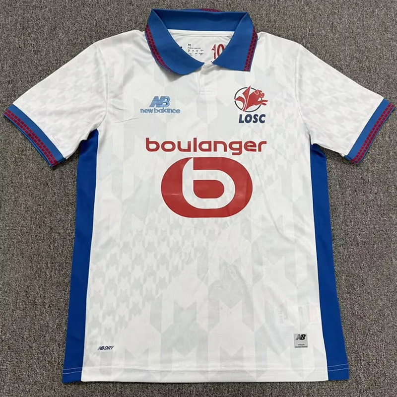 2026-27 Mens Lille Away White Soccer Jersey