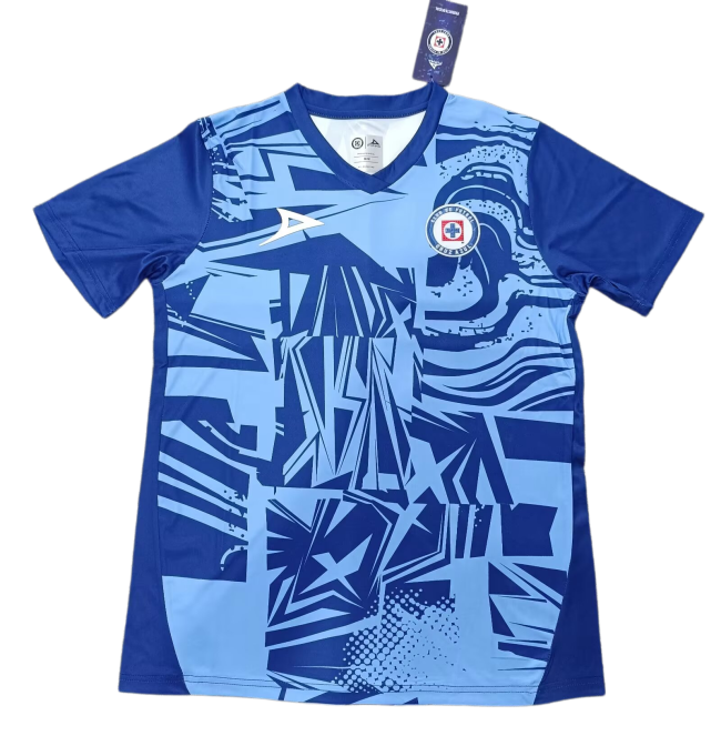 2026-27 Mens Cruz Azul Blue Fans Training Shirts