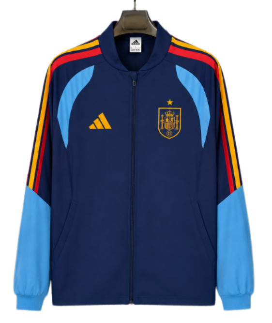 2026-27 Spain Royal Blue Windbreaker