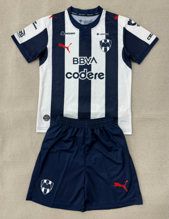 2026-27 Kids Monterrey Home Soccer Jersey