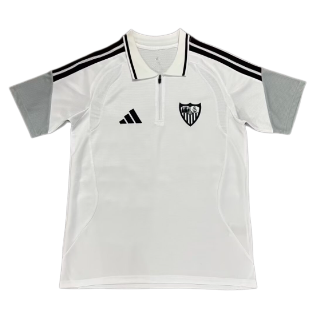 2026-27 Sevilla White Polo Shirt
