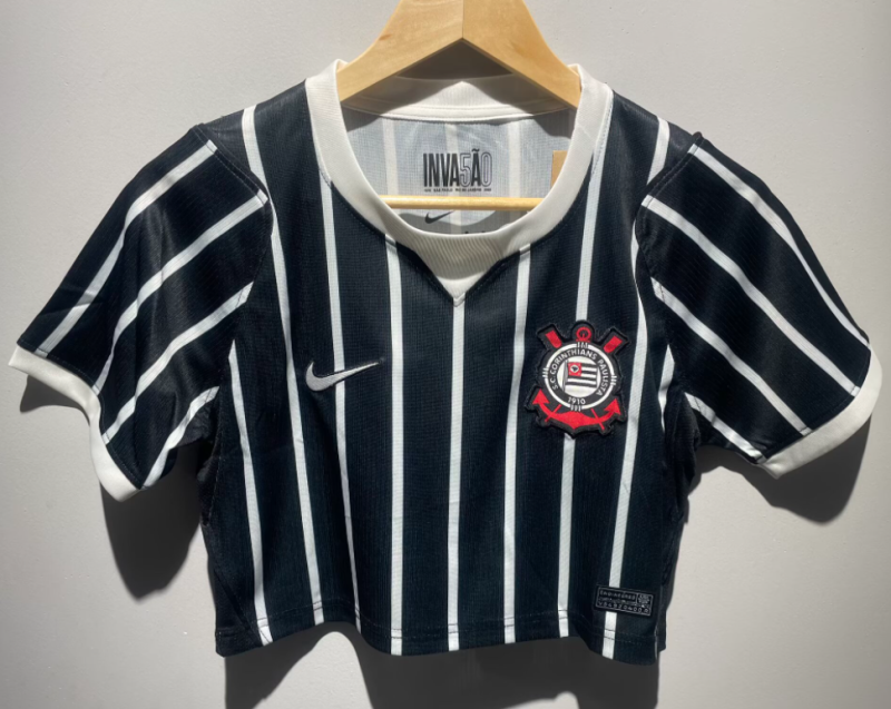 2026-27 Women Corinthians Away Black Cheerleader Shirt