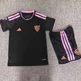 2026-27 Kids Sevilla Third Away Black Soccer Jersey