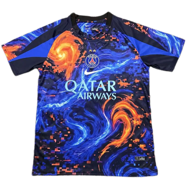 2026-27 Mens PSG Paris Special Edition Blue Fans Training Shirts
