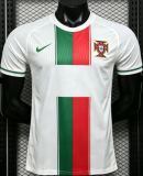 2012 Portugal Away White Player version Retro Soccer Jersey