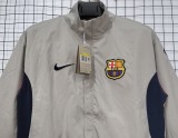 2003-2004 Barcelona Khaki Retro Windbreaker