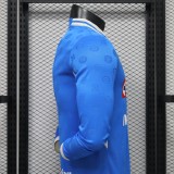 2026-27 Mens Cruz Azul home blue Player Long Sleeve soccer Jersey