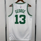 Celtics GEORGE #13 White Top Quality Hot Pressing NBA Jersey