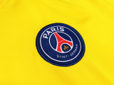 2017-18 Mens PSG Away Yellow Retro Soccer Jersey