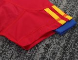 2010 Kids Spain Home Red Retro Soccer Jersey