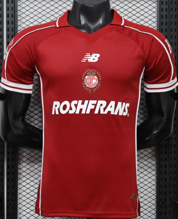 2026-27 Mens Toluca home red Player version Soccer Jersey