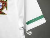 2012 Portugal Away White Player version Retro Soccer Jersey