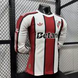 2026-27 River Plate Away Player Verion Long Sleeve Soccer Jersey