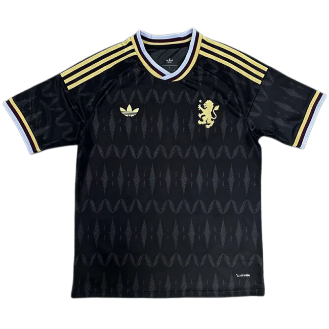 2026-27 Mens Aston Villa Away Black Fans Soccer Jersey