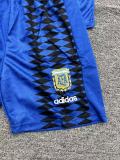 1994 Kids Argentina Away Long Sleeve Retro Soccer Jersey