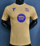 2026-27 Barcelona muddy yellow Player Version Training shirts