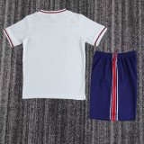 1982 Kids England Home White Retro Soccer Jersey