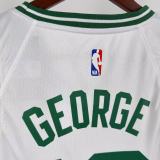 Celtics GEORGE #13 White Top Quality Hot Pressing NBA Jersey
