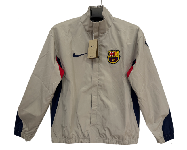 2003-2004 Barcelona Khaki Retro Windbreaker