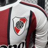 2026-27 River Plate Away Player Verion Long Sleeve Soccer Jersey