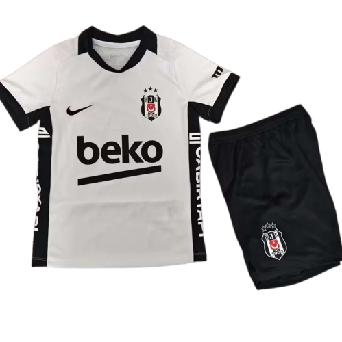 2026-27 Kids Besiktas Home White Soccer Jersey