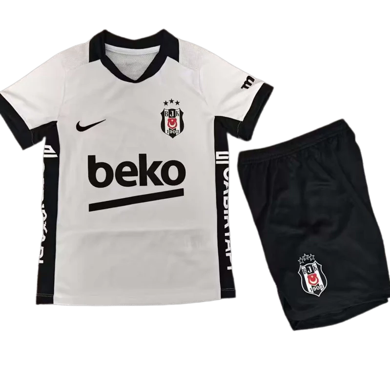 2026-27 Kids Besiktas Home White Soccer Jersey