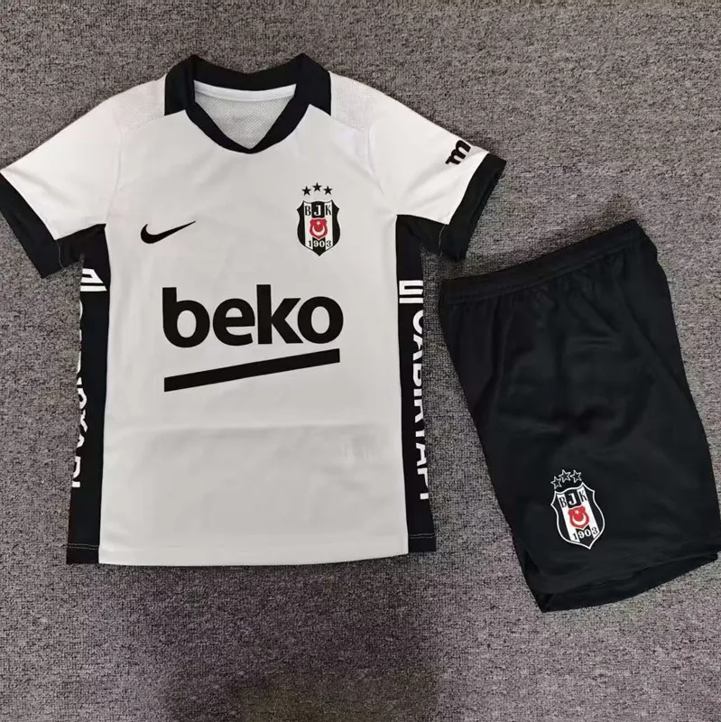 2026-27 Kids Besiktas Home White Soccer Jersey