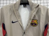 2003-2004 Barcelona Khaki Retro Windbreaker