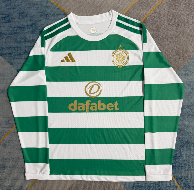 2026-27 Mens Celtic Home Long Sleeve Soccer Jersey