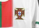 2012 Portugal Away White Player version Retro Soccer Jersey