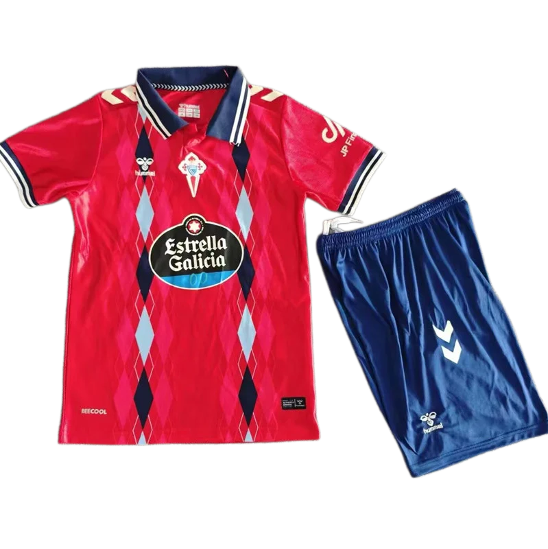 2026-27 Kids Celta Third Away Red Soccer Jersey