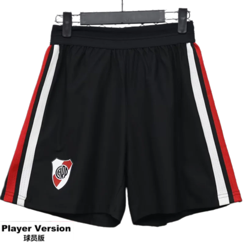 2026-27 River Plate home black Player version Shorts Pants