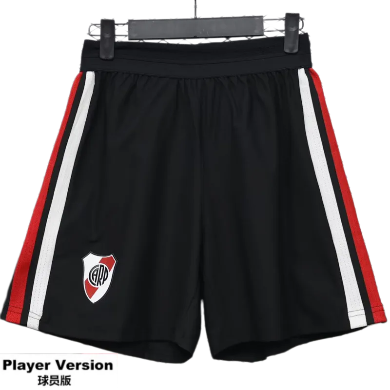 2026-27 River Plate home black Player version Shorts Pants