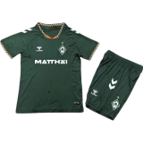 2026-27 Kids Werder Bremen  Away Green Soccer Jersey