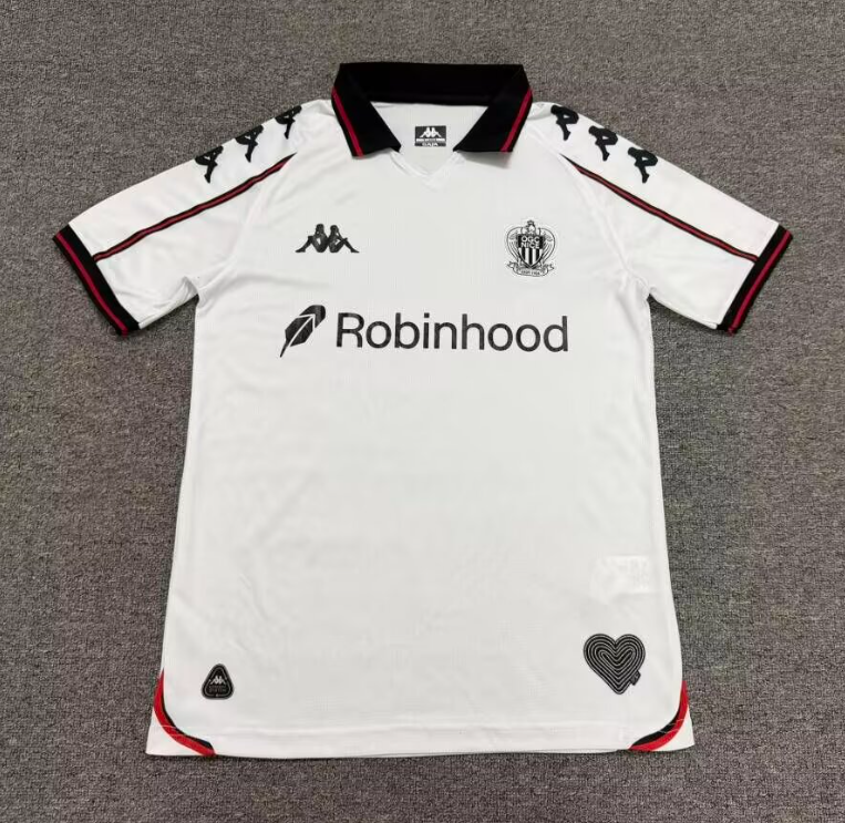 2026-27 Mens OGC Nice Away White Soccer Jersey